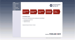Desktop Screenshot of businessplan-portal.ch
